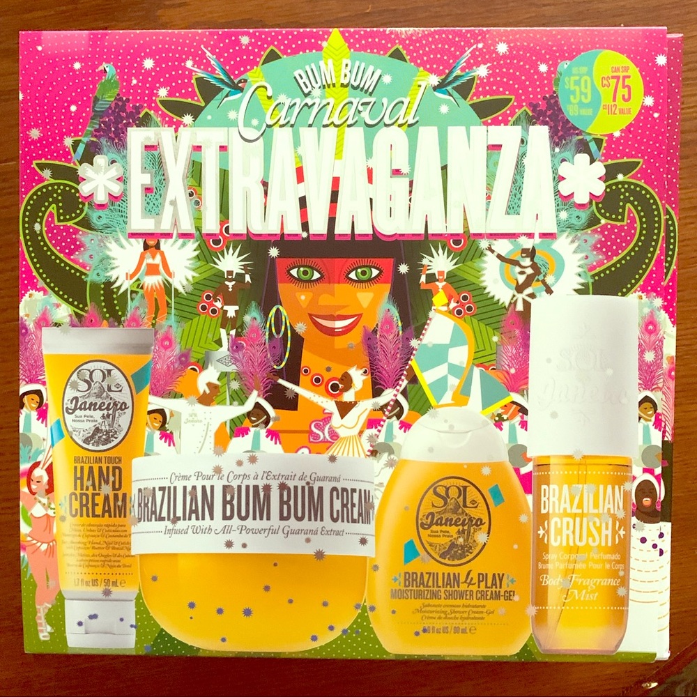 BNIB Brazilian Bum Bum Cream gift set, sealed